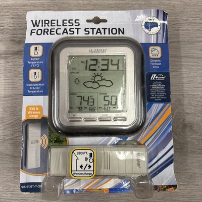 La Crosse Technology Wireless Forecast Station 330ft WS-9133T-IT-CBP - Image 1 of 4
