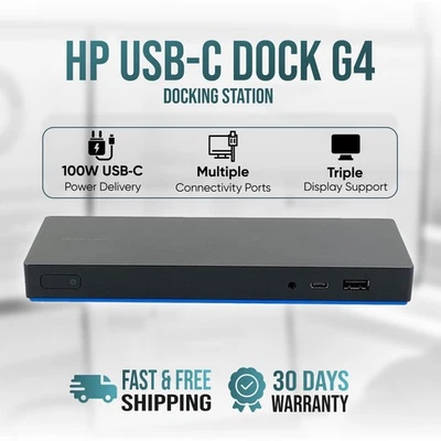 HP USB-C Dock G4 for ProBook 640 650 645 G4 470 455 450 440 430 G5 Laptop - Image 1 of 4