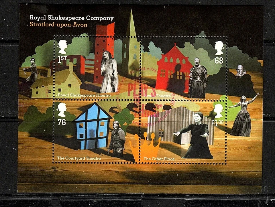 GB 2011 - Royal Shakespeare Company - Mini hoja - Muy bien usada Foto 1 de 1