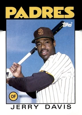 1986 Topps #323 Jerry Davis - Image 1 of 2
