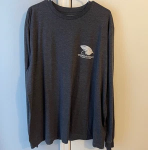 Ocean & Coast Offshore Outfitters Long Sleeve Graphic T-Shirt Fishing Gray 2XLT - Picture 1 of 6