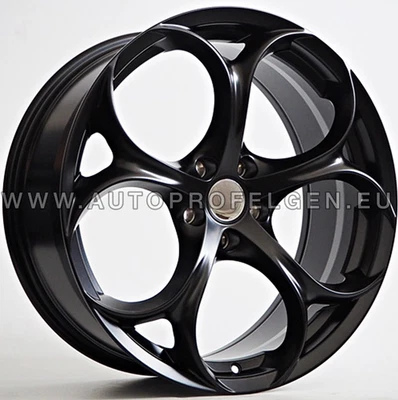 Neu Alfa Romeo Giulia Style 19 Zoll Felgen 8j + 9j 5x110 Alufelgen 4x Schwarz - Bild 1 von 4