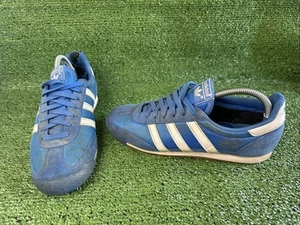 Adidas Dragon OG Mens Trainers Blue White Sneakers UK Size 8 - GUM SOLE - Picture 1 of 18