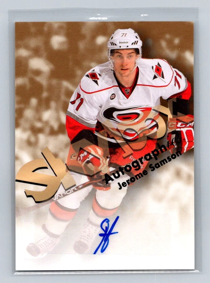 2012-13 Fleer Retro #99-SA Jerome Samson AU Carolina Hurricanes - Image 1 of 2