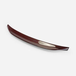 For MX5 NCEC Miata PRHT Hard Top Red Carbon Fiber Rear Trunk Spoiler Wing Lip - Foto 1 di 11