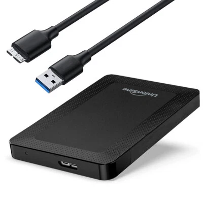 Externe Festplatte 1TB 2TB USB 3.0 Highspeed HDD Notebook Laptop mit tragbar box - Bild 1 von 4