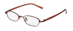NEW VERA WANG V136 EYEGLASS FRAME DESIGNER RED 48-17-140 METAL & PLASTIC JAPAN - Picture 1 of 8