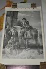 Vtg Classic Print called "The Trooper" by C. Cousen American Screen Process 1740