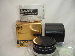 Promaster spectrum 7 2x converter lens for KONICA AR mount,  boxed - Picture 1 of 6