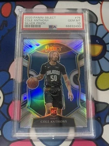 2020 Select Cole Anthony #75 Silver Prizm PSA 10 - Bild 1 von 1