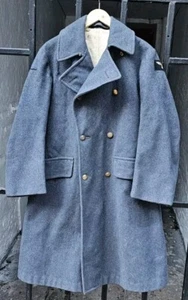 Original WW2 1941 Pattern British RAF Royal Air Force Dismounted Greatcoat M - Picture 1 of 9