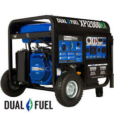 DuroMax XP12000HX 12000W Dual Fuel Portable Generator - Blue