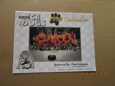 IHL Long Beach Ice Dogs Vintage Defunct Circa 1998 Team Players Hockey Calendar