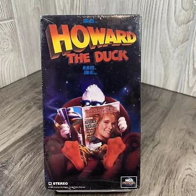 Howard the Duck (VHS, 1986) NEW - Factory Sealed! Blue Reel Watermarks! MUST SEE - Image 1 of 4