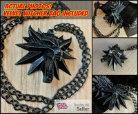 The Witcher 3 Wild Jagd Medaillon Amulette Halskette Ball Yennefer Choker Augen