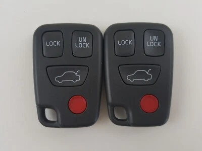 ORIGINAL LOT OF 2 VOLVO S70 S40 V40 V70 C70 98-04 OEM REMOTE FOB KEY LESS ENTRY - Изображение 1 из 4