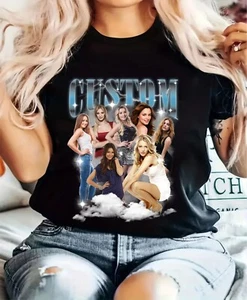 Personalised Bootleg T shirt, Your name & photos, Custom bootleg Unisex gift tee - Picture 1 of 8