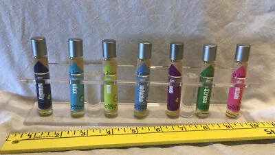 Juego de Rollerball 21 Gotas de Energía Orgánica y 7 Aceite Esencial Wellness con Soporte Foto 1 de 4