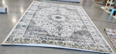 Alfombra Mancha Trasera Marfil/Gris 9' X 12', Precio Reducido 1172749635 EVK220D-9 Foto 1 de 4