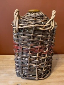 Vintage Wicker Demijohn - Picture 1 of 10