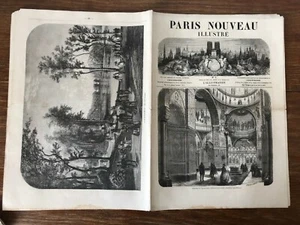 L'ILLUSTRATION - PARIS NOUVEAU ILLUSTRE Nr 3 (circa. 1857-1860) 1er Tirage - Picture 1 of 3
