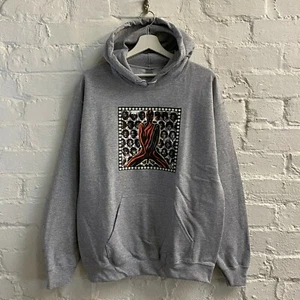 Actual Fact Tribe Called Quest Marauders Multi Printed Grey Hooded Sweatshirt - Bild 1 von 3