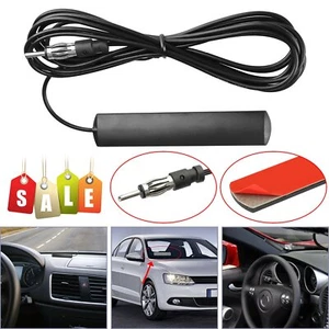 Hidden Amplified Antenna Stereo Kit AM/FM Radio Universal for Car Motor 118Inch - Picture 1 of 11