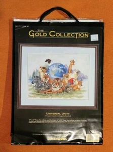 VTG Dimensions Gold Collection Cross Stitch Kit Universal Unity 3822 Sealed 1996 - Picture 1 of 4