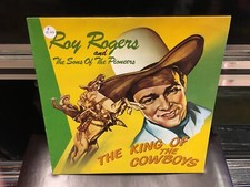 Roy Rogers and Sons of the Pioneers King of the Cowboys LP Bear Family 1983 EX