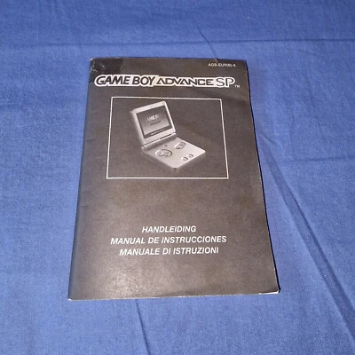 ❤️🕹 MANUALE CONSOLE NINTENDO GAME BOY ADVANCE SP MANUAL LIBRETTO ISTRUZIONI - Immagine 1 di 4