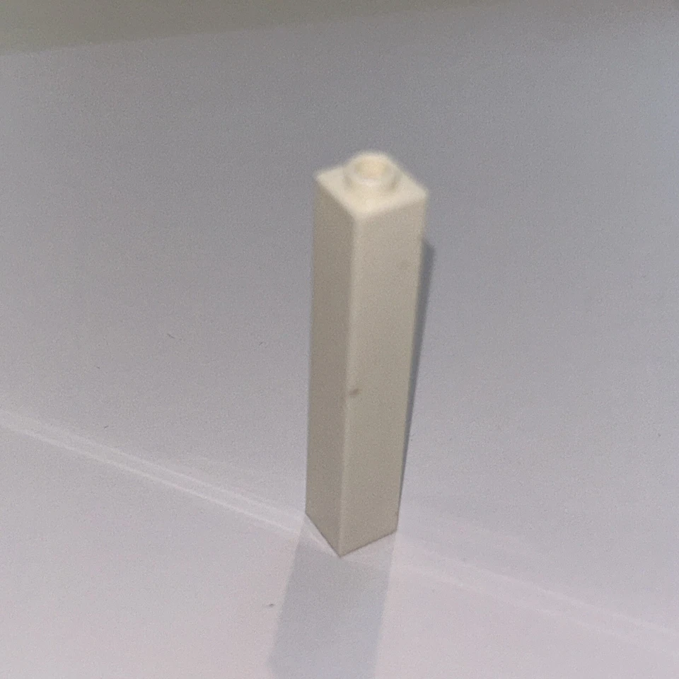 2x Lego  BRICK 1X1X5 245301 2453 K2 - Weiß - 2453b - Stein 1 x 1 x 5 - Bild 1 von 1