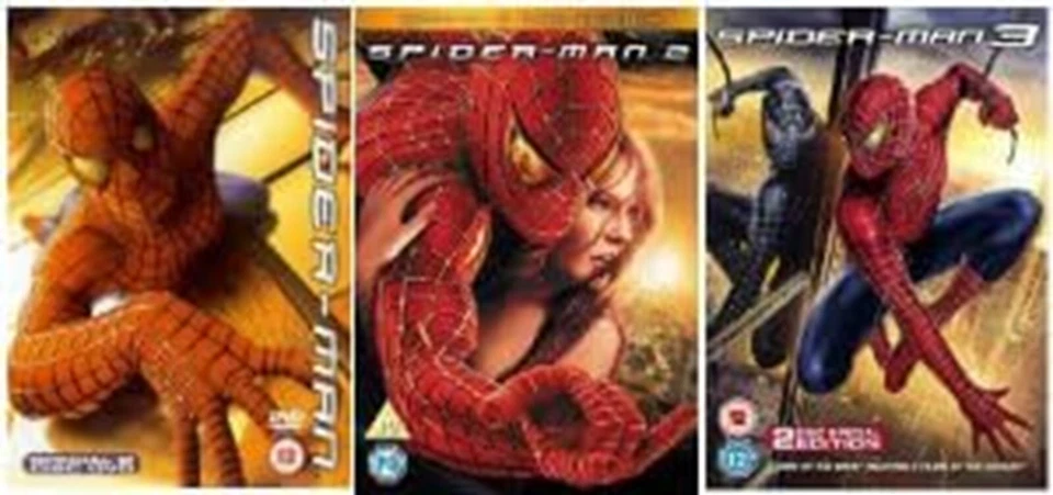SPIDER MAN TRILOGY DVD TRIPLE PACK PART 1 2 3 TOBY MCGUIRE SPIDERMAN New UK R2 - Image 1 of 1