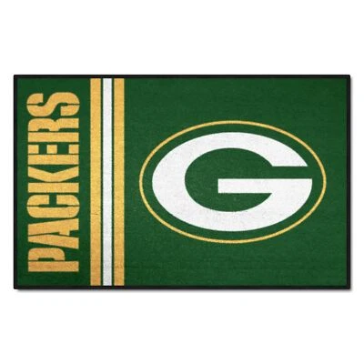 FANMATS - 8244 NFL Green Bay Packers Alfombra de iniciación facial de nailon 19"x30" Foto 1 de 3