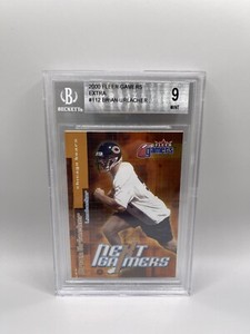 Brian Urlacher 2000 Fleer Gamers Extra #112 Rookie BGS 9 Mint