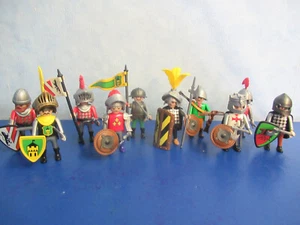 10 Ritter Figuren Waffen zu 3666 70220 6000 4865 Ritterburg Playmobil 6802 - Bild 1 von 3