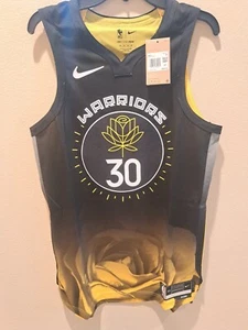 Neu mit Etikett Authentic Stephen Curry 2022/23 City Edition Trikot Größe 44 - Bild 1 von 9