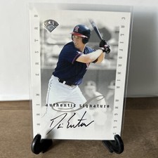 1996 Leaf Signature Series Silver Authentic Signature Darin Erstad Auto
