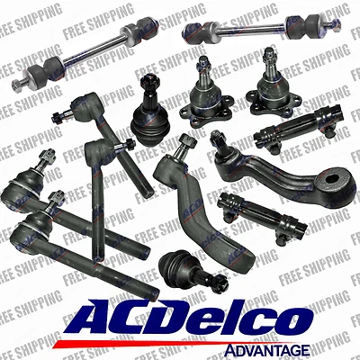 Front Lower Ball Joints (47.89mm) Tie Rod End Pitman Idler Arm For 4WD Chevy GMC - Image 1 of 2