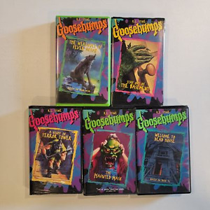 Goosebumps - Stay Out Of The Basement/Haunted Mask/Night... VHS - LOT OF 5