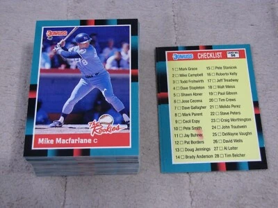 1988 Donruss The Rookies Baseball  (Pick Choose Complete) - Image 1 of 2