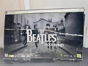 XBOX 360 THE BEATLES WIRLESS ROCKBAND DRUMS GUITAR SET BOXED NO GAME - Picture 1 of 24