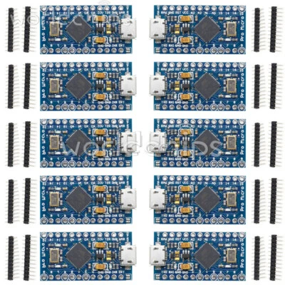 1-10PCS Micro USB/Type-C Pro Micro ATMEGA32U4 Board For Arduino Replace Pro Mini - Image 1 of 4
