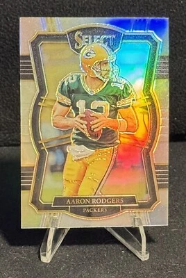 2017 Panini Select Silver Prizm #179 Premier Level Aaron Rodgers Packers MVP - Image 1 of 3