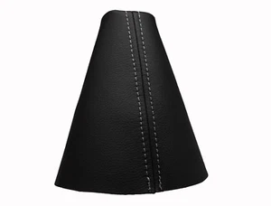 HYUNDAI i20 (2008-2014) Soufflet Levier De Vitesse 100% Cuir - Couture Gris - Picture 1 of 1