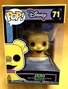 NEW Zero Black Light Funko Pop! Vinyl #71 Nightmare Before Christmas w/Protector - Picture 1 of 7