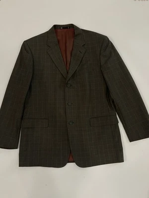 Traje De Colección Emanuel Ungaro Para Hombre 42R Gris 3 Botones Foto 1 de 4