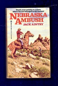 1989 Nebraska Ambush by Jack Aintry . A Classic Western Novel - Picture 1 of 5