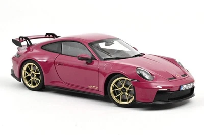 Porsche 911 992 GT3 Ruby Star Neo 2021 Norev con ruedas doradas 1:18 187381 Foto 1 de 2