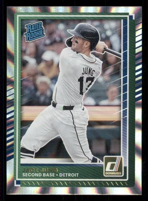 2025 Donruss Laser #52 Jace Jung - Image 1 of 2