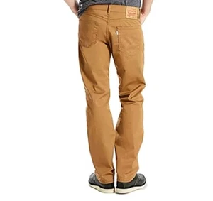 Pantalones de mezclilla Levis 505 para hombre talla 38x 32 regular calce recto pana caqui NUEVO - Imagen 1 de 12